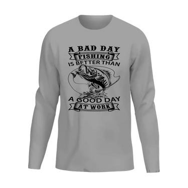 A Bad Day At Fishing Men Long Sleeve Shirt